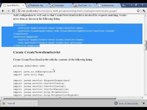Java Web Programming With Eclipse Item Management Create Page
