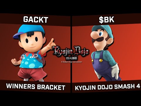 Gackt (Ness) vs $BK (Luigi/Cloud) - Kyojin Dojo Smash 4