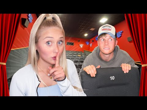 Wir spielen Verstecken ALLEINE IM KINO!