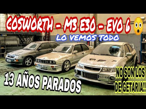 BMW M3 E30, EVO 6 Y ESCORT COSWORTH PARADOS 13 AÑOS😳  INCREÍBLES!😍 Revisión en ARAMAUTO MOTORSPORT
