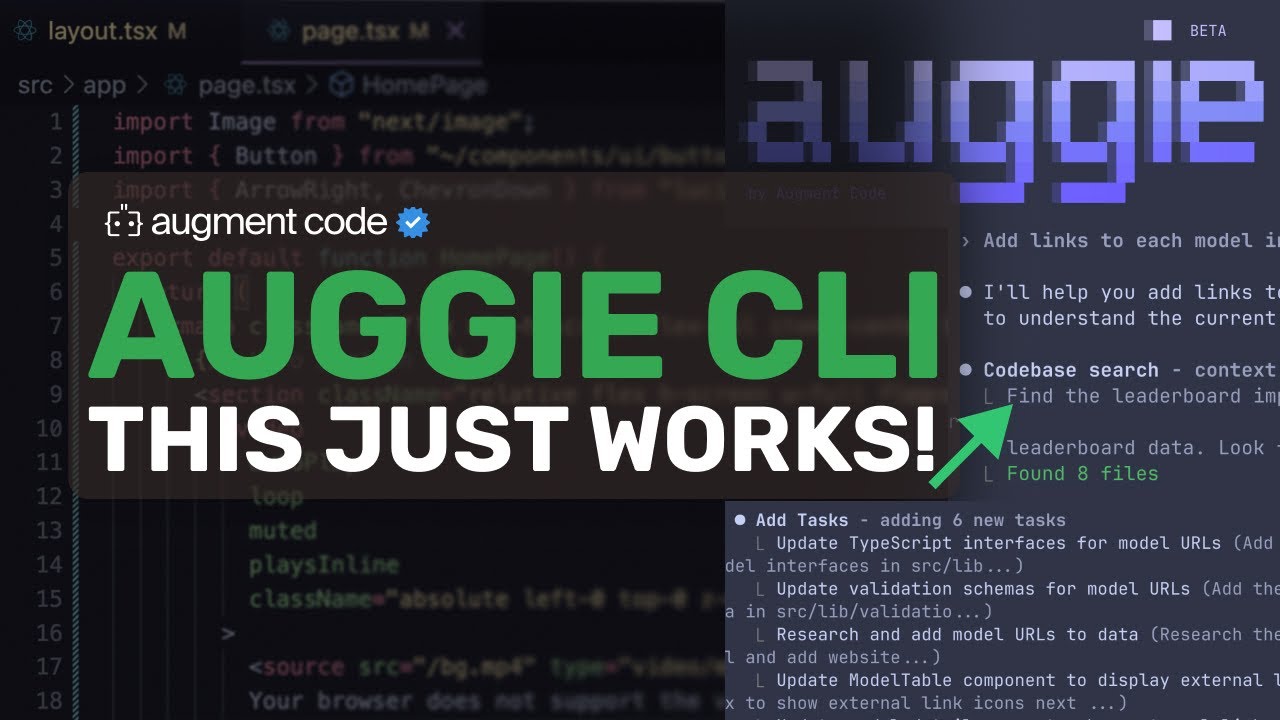 Auggie CLI: This AI CODER CLI is THE REAL WORKHORSE!