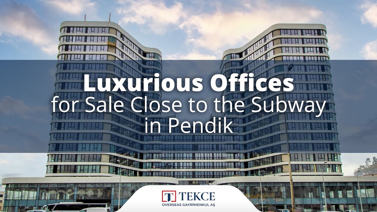 Luxurious Offices for Sale Close to the Subway in Pendik