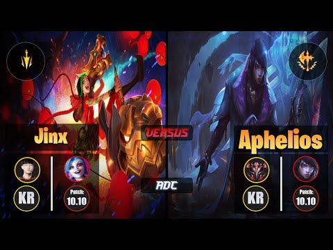Viper JINX (ADC) [Lethal Tempo] VS APHELIOS - Grandmaster KR Patch 10.10