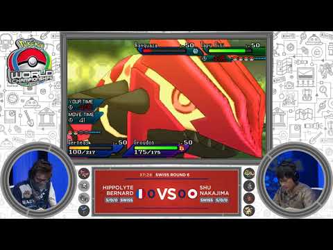 2019 Pokemon World Championships VGC Masters Day 1 - Hippolyte Bernard vs Shu Nakajima - Swiss R6