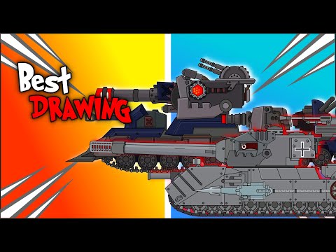 Best Cartoon Tank Drawing Part 6 | Fans Made Version - Cartoons About Tanks