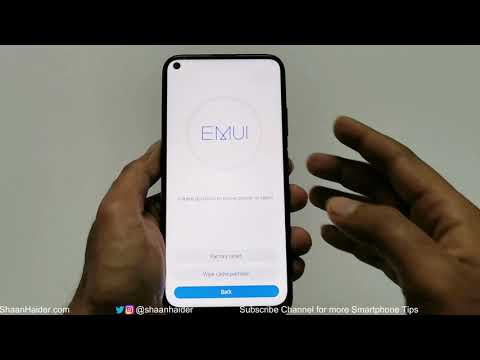 Forgot Password - How to Unlock Huawei P40 Lite, Nova 7i, Nova 6 SE etc