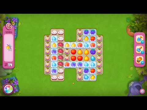 Gardenscapes level 12105 Gameplay #Bubunka