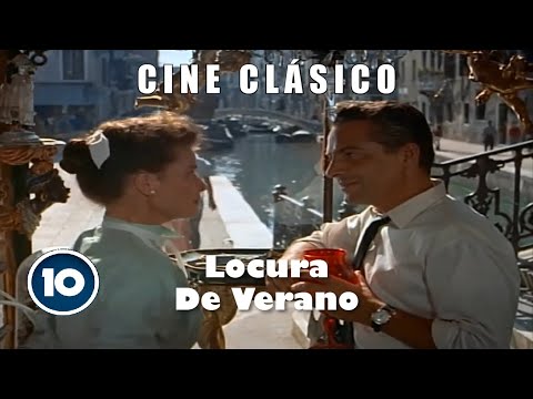 Katharine Hepburn - Rossano Brazzi 🍿 Una Locura de Verano - En HD Full Color