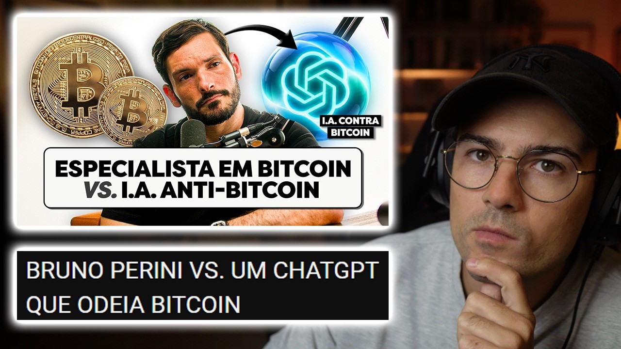 FABIO HOLDER vs BRUNO PERINI vs IA QUE ODEIA BITCOIN (REACT)