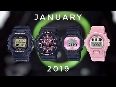 JANUARY 2019 New release G-Shock watches - First thought & impressions