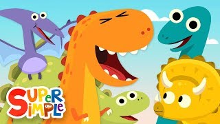 10 Little Dinosaurs  Kids Songs  Super Simple Song