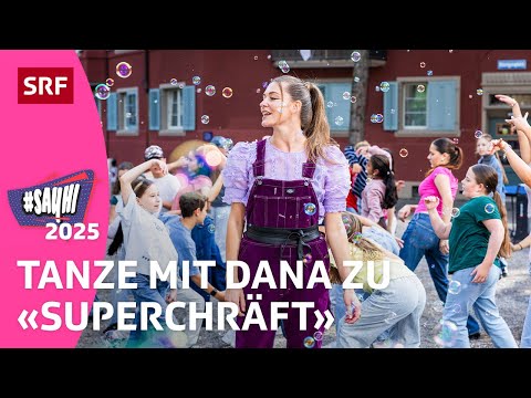 #SayHi 2025: DANA with "Superchräft" 💪 | Children's videos | SRF Kids