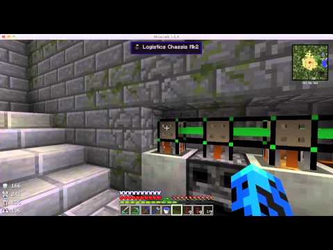 Minecraft FTB Monster Pack Ep11   Ore Processing Machine Automation