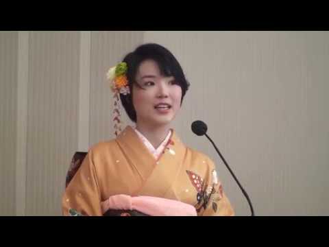 卒業生メッセージ3　ー2017年度大阪女学院大学学位授与式