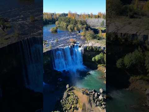 Salto del Laja #cascada #biobio #drone #dji #instagram #chile #tiktok #shorts #waterfall #trekking