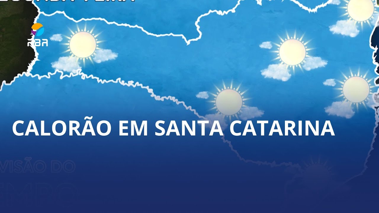 Calorão continua em Santa Catarina