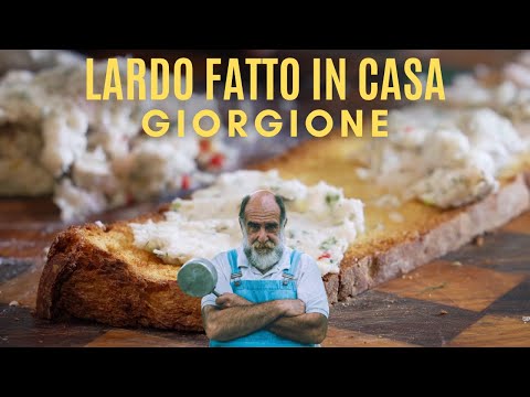 CROSTINO CON LARDO AROMATIZZATO FATTO IN CASA - Le ricette di Giorgione