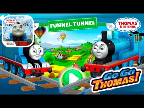 Thomas & Friends: Go Go Thomas! #93 🟦🟦🟦Thomas VS Edward at Funnel Tunnel Toy Train Set 2 Player Mode