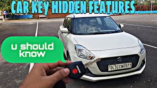 keys hidden features||New swift||car centre locking||maruti suzuki cars|lock and unlock system cars🔥