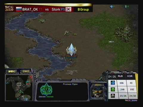 2009 WCG Grand Final Second day:  StarCraft match: BRAT_OK vs Stork