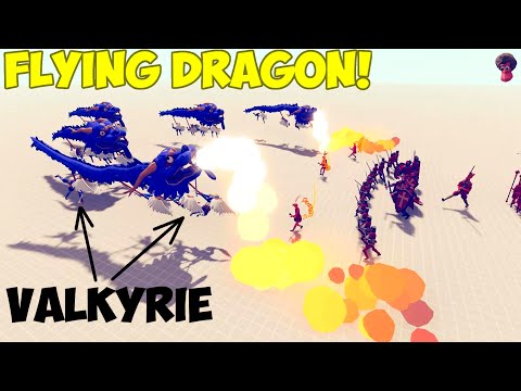 Dance in the air! Valkyrie Dragon + Bobnus(Bonus) - TABS MODS