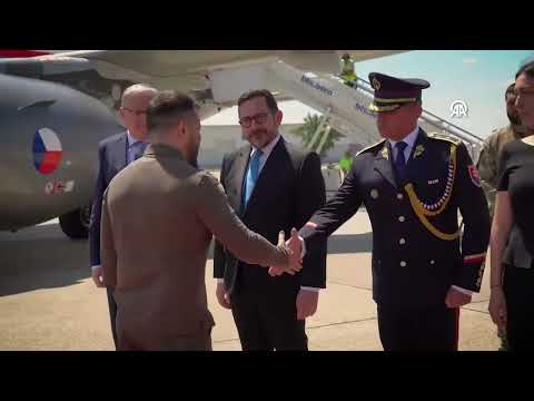 Ukrainian President Zelensky conducted official meetings in Slovakia