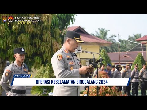 POLRES PASAMAN BARAT APEL GELAR PASUKAN OPS KESELAMATAN SINGGALANG 2024