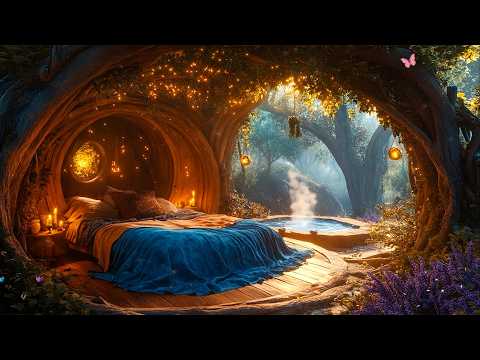 Magic Ember Bed ✨ Tales of the Sylvana Forest | Ethereal Melodies for Pure Serenity & Calm 🕊️