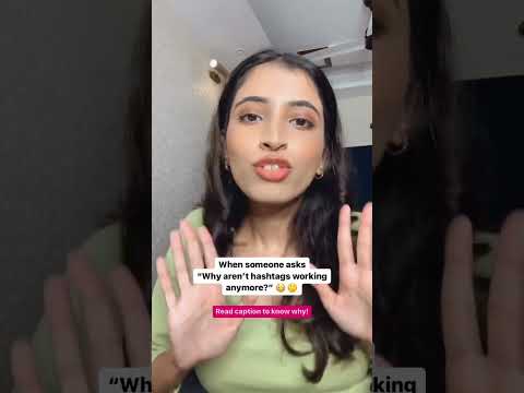 Why Hashtags Don’t work anymore! Hashtag Strategy 2023😳😰 #instagram #marketing #ashortaday