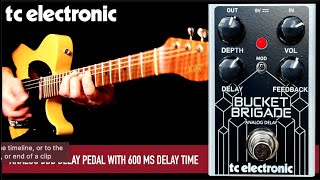 Video thumbnail for tc electronic BUCKET BRIGADE ANALOG DELAY by Mike Hermans