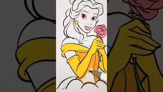 BEAUTY AND THE BEAST Coloring Page #Belle #disney #coloring #princesscoloring #disneymovies