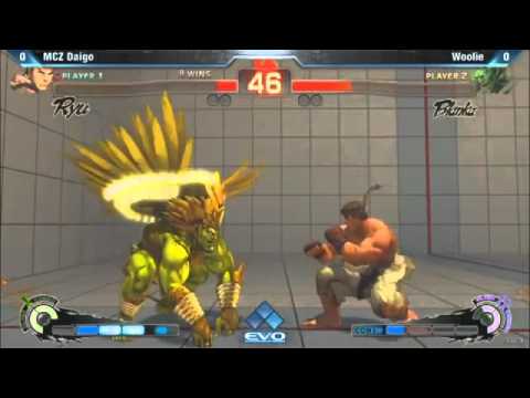 EVO 2K12 SSF4 AE2012: MCZ Daigo Umehara (RYU) vs Woolie (Bla) Singles