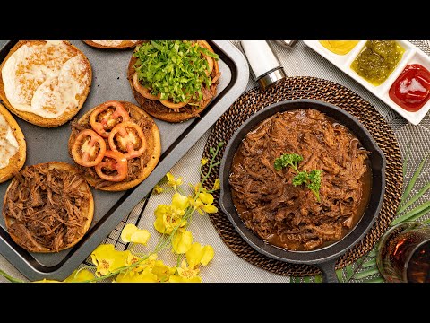How To Make BBQ PULLED BEEF BURGER | Recipes.net