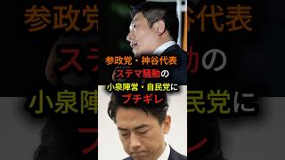 参政党・神谷代表  小泉陣営・自民党にブチギレ#政治 #参政党 #総裁選#自民党 #shorts