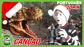 Um T-Rex Natal a todos! | Parque do T-REX | Músicas de Dinossauros em Português