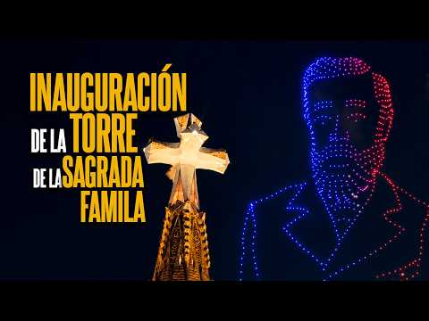 Papa León XIV inaugura la Torre de Jesucristo en la Sagrada Familia | Espectáculo en Barcelona