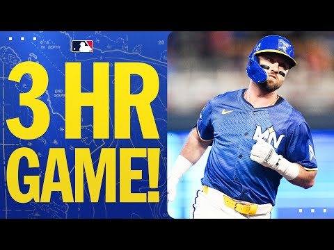 The Twins first three-homer game since 2021 belongs to Kody Clemens! 💪
