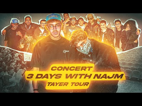 VLOG: 3 DAYS m3a @Najmtayer |TAYER TOUR CONCERT CASA 2K25