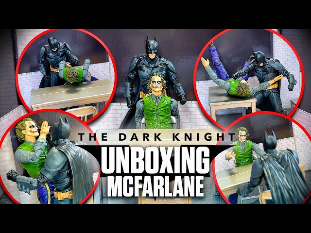 Vídeo relacionado con McFarlane DC Multiverse The Joker (The Dark Knight) Figura de acción de 7 Pulgadas (edición teatral de Lujo) Juguetes
