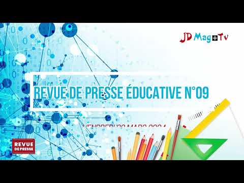 Revue de presse éducative du vendredi 22 MARS 2024