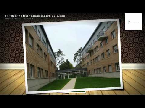 T1, T1bis, T4 à louer, Compiègne (60), 284€/mois