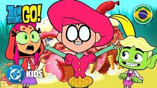 Uma casa feita de DOCES?! 🍭 | Teen Titans Go! em Português 🇧🇷 | @DCKidsBrasil