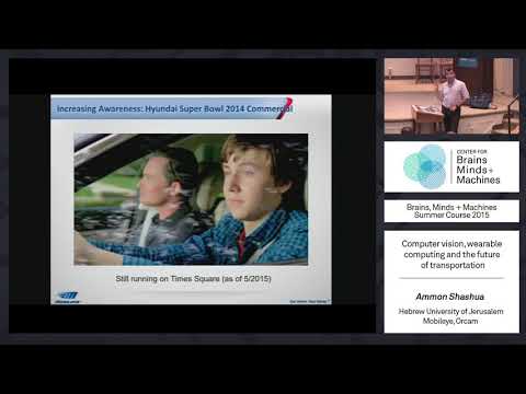 Seminar 4.2: Anmon Shashua - Applications of Vision
