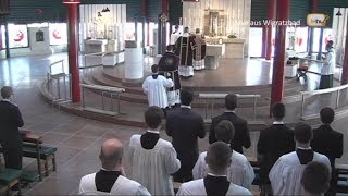 Traditional Latin Mass on Quinquagesima Sunday from FSSP Seminary Wigratzbad 3 March 2019