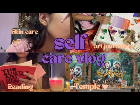 A self care day in life of an Indian girl | 5:30 am morning routine | art and bullet journaling 🧡