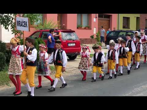 Slavnosti Tvrdonice 2018 - sobotní průvod dětských souborů