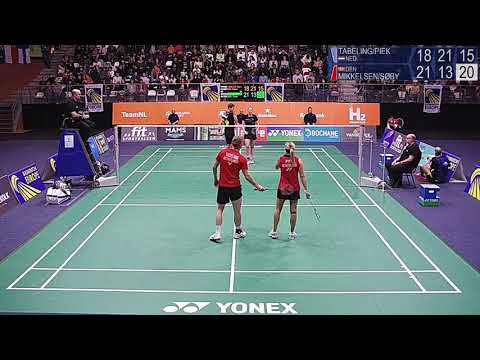 Match point - Tabeling / Piek vs Mikkelsen /Søby - XD, Final - Dutch Open 2021
