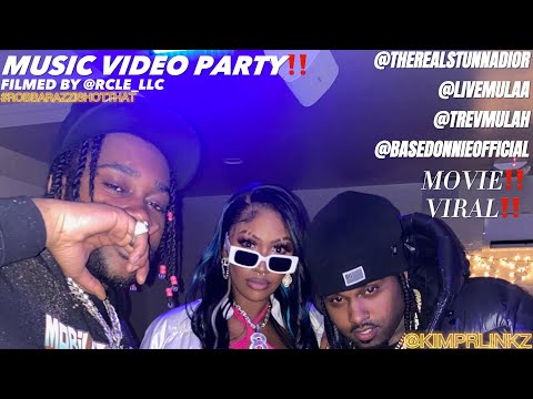 ‼️BTS MUSIC VIDEO RELEASE PARTY OF STUNNA DIOR 💫LIVE MULAA💫 TREV MULAH💫BASE DONNIE💫 EXCLUSIVE 🔥🎬