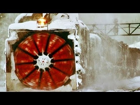 MOST AMAZING Snow Plow Train Extreme Train worlds best for Snow Removal Extreme Train Documentary