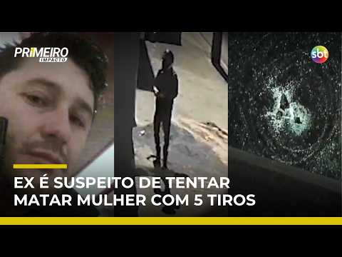 Ex‑marido é suspeito de tentar matar mulher com cinco tiros no Paraná | #PrimeiroImpacto